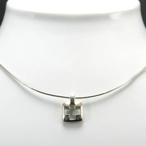 Rare Tiffany & Co Sterling Silver Cut Out Cross Necklace